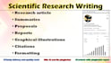 do scientific research article writing and support
