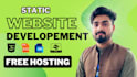 build a static website with free hosting by github pages