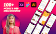do figma mobile app design figma website figma design ui ux design
