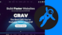 design and develop responsive grav cms website