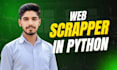create custom python web scraping script to extract data fast
