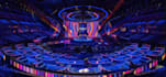 create event stage design,complete layout render, custom stage lighting wedding