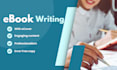 provide ebook writing service with ecover