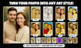 turn your photo into any artistic style you want