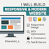 create a modern, responsive website using HTML, CSS, and js