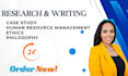 research on human resource management case study
