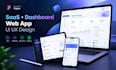 design saas dashboard, admin panel and web app UI UX in figma