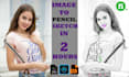 convert picture to pencil sketch, artwork