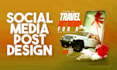 do social media post designs