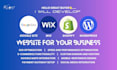 develop custom website, google sites, wix redesign, wordpress design, framer