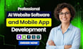 do ai software chatbot mobile app as full stack developer