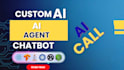 create ai calling agent , ai chatbot, mobile ,web app