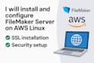 install filemaker server on AWS linux and SSL security setup