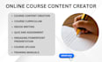 create course curriculum, online course, course creation, online course content