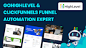 build gohighlevel website, clickfunnels,  automation expert