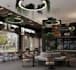 design restaurant interior cafe or shop interior 3d render