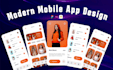 do UI UX mobile app design using figma, app ui design, web app ui design