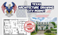 structural drawing architectural plan for permit approval idaho texas pe stamp