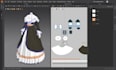 create 3d realistic character models for your visual novel