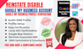 reinstate, do google business profile verification and fix suspended gmb profile