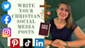 write your christian faith based social media captions