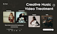 curate custom music video treatment, concepts and scripts