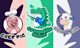 design unique, cute cat, pet, dog, animal mascot logo