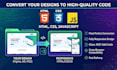 do frontend web development in HTML CSS javascript