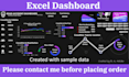 create professional excel dashboard, pivot tables, and chart