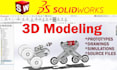 create 3d models and mechanical product designs in solidworks