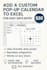 add a custom pop up calendar to your excel for easy date entry