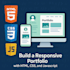 build a responsive portfolio with HTML, CSS, and javascript