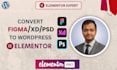 convert figma to wordpress using elementor