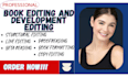 developmental editor, structural editing proofreading, beta read for your book