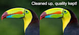 clean up your image without losing quality