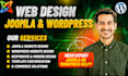 design or redesign wordpress joomla or HTML website