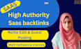 do a saas guest post, saas link insertion on high da saas websites