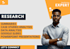 do research, summaries, powerpoint presentation and case study analysis