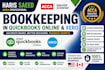 accounting setup and clean up bookkeeping using quickbooks online and xero