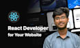 do website development as your front end web developer using react
