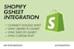 connect shopify to google sheets via API for auto inventory sync