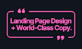create your landing page and write copy that sells
