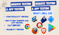 perform test and QA your website or app for bugs and usability