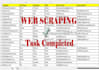 do data extraction and web scraping, data collection