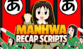 write fire manhwa recap scripts that hook viewers