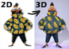 create a stylized 3d character