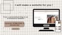create a laravel website for you