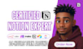 design a custom notion workspace, custom notion template, notion dashboard