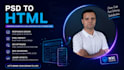 convert psd to html, figma to html responsive bootstrap
