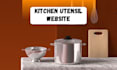 design cookware ecommerce shopify website kitchen utensil dropshipping store